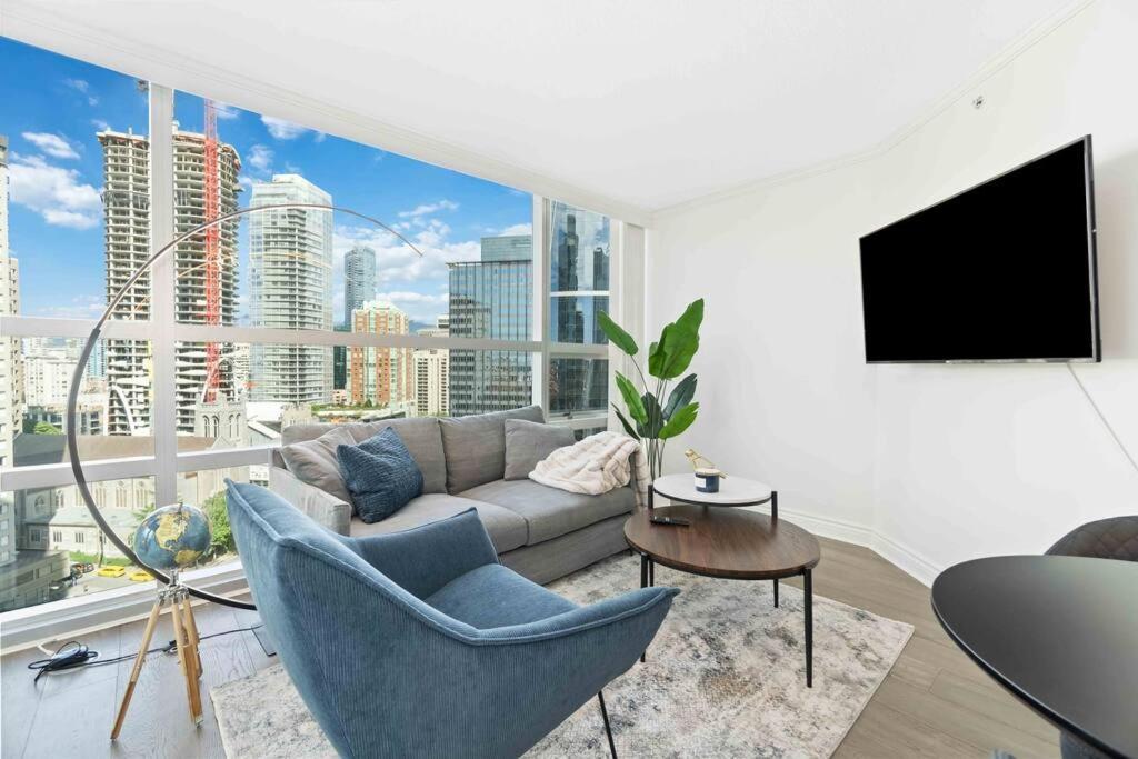2Br Condo With Breathtaking View In Downtown! Free Parking - 6 Sleep 溫哥華 外观 照片