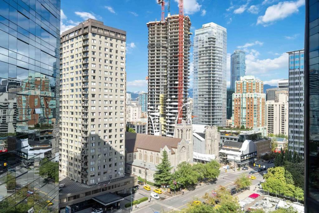 2Br Condo With Breathtaking View In Downtown! Free Parking - 6 Sleep 溫哥華 外观 照片