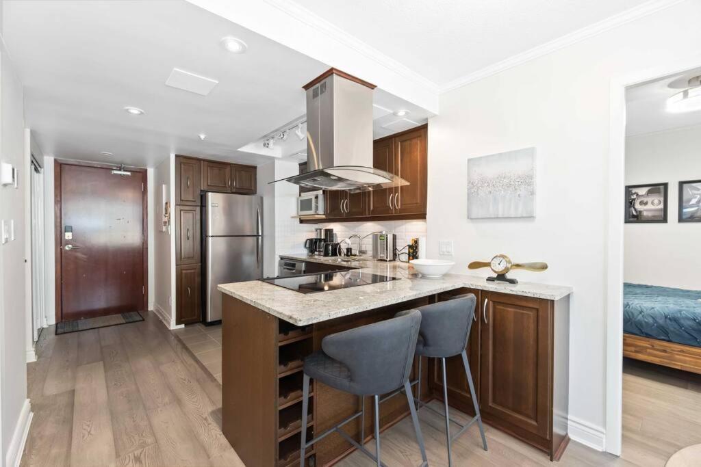 2Br Condo With Breathtaking View In Downtown! Free Parking - 6 Sleep 溫哥華 外观 照片